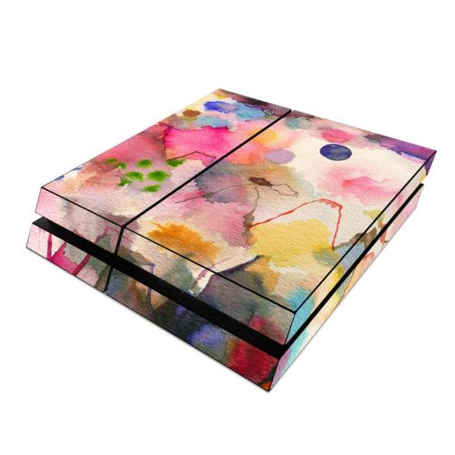 Watercolor Mountains PlayStation 4 Skin