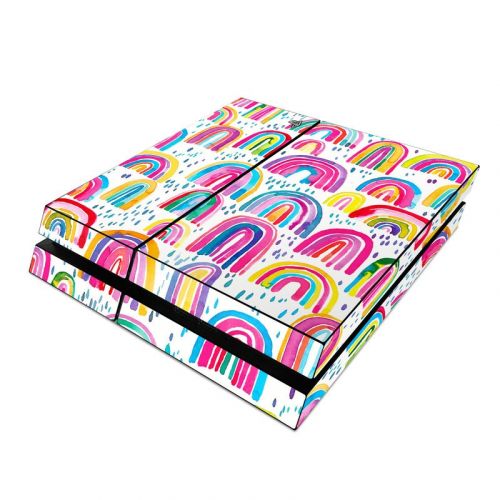 Watercolor Rainbows PlayStation 4 Skin