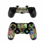 Bookshelf PlayStation 4 Controller Skin