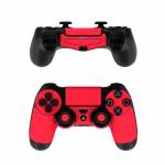 Solid State Red PlayStation 4 Controller Skin