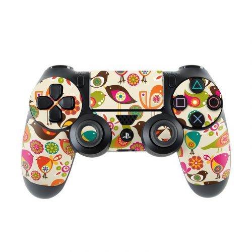 Bird Flowers PlayStation 4 Controller Skin