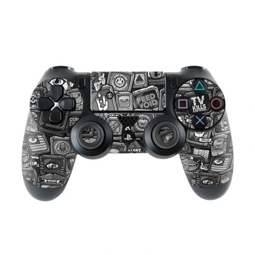 Distraction Tactic B&W PlayStation 4 Controller Skin