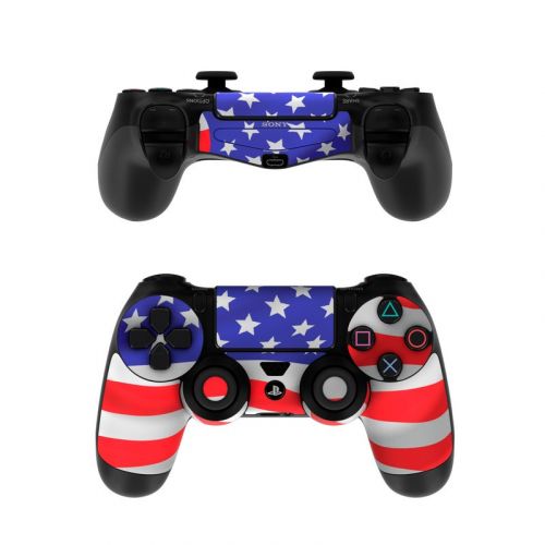 USA Flag PlayStation 4 Controller Skin