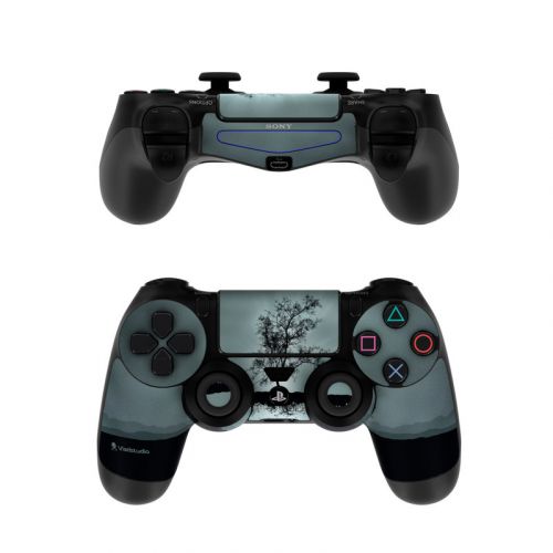 Flying Tree Black PlayStation 4 Controller Skin
