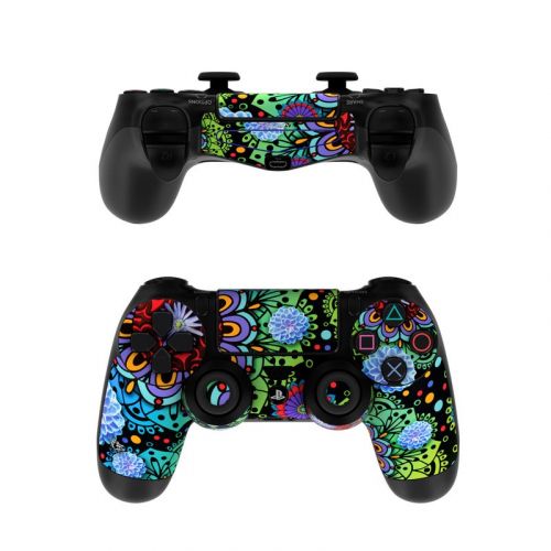 Funky Floratopia PlayStation 4 Controller Skin