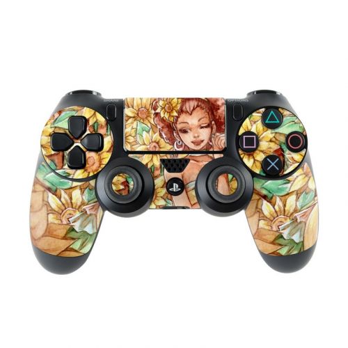 Lady Sunflower PlayStation 4 Controller Skin