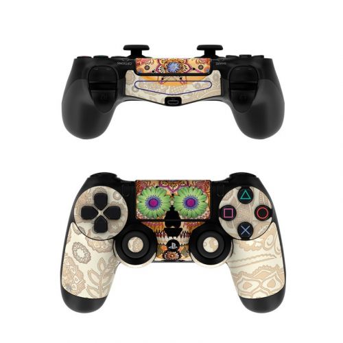 Sugar Skull Bone PlayStation 4 Controller Skin