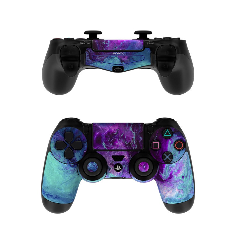 teal and purple ps4 controller