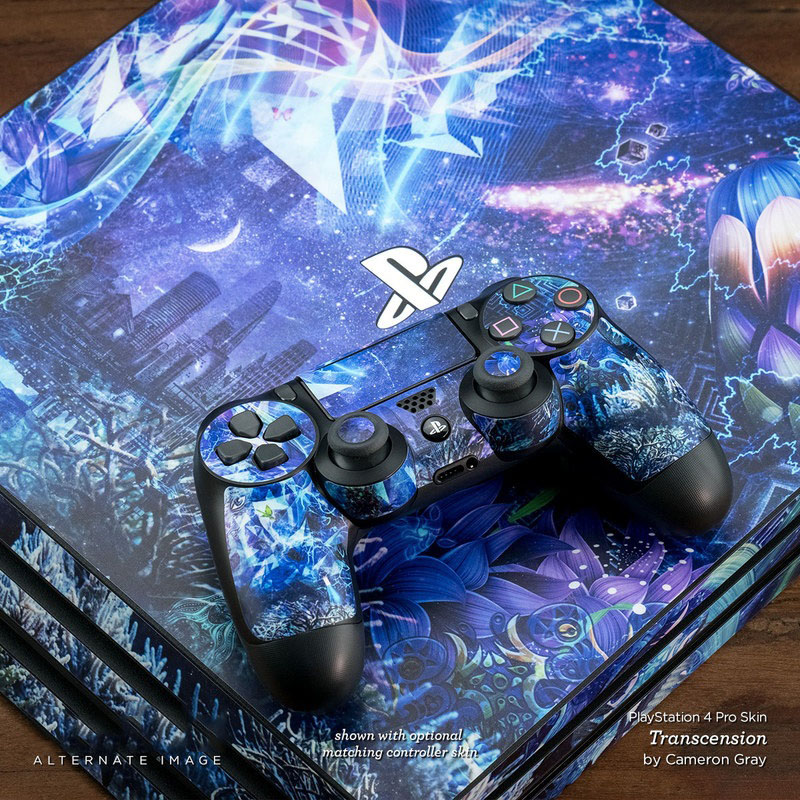 Sony PS4 Controller Skin - Black Gold Marble by Marble Collection