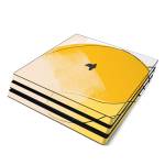 Abstract Yellow PlayStation 4 Pro Skin