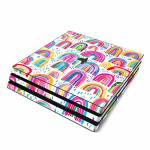 Watercolor Rainbows PlayStation 4 Pro Skin