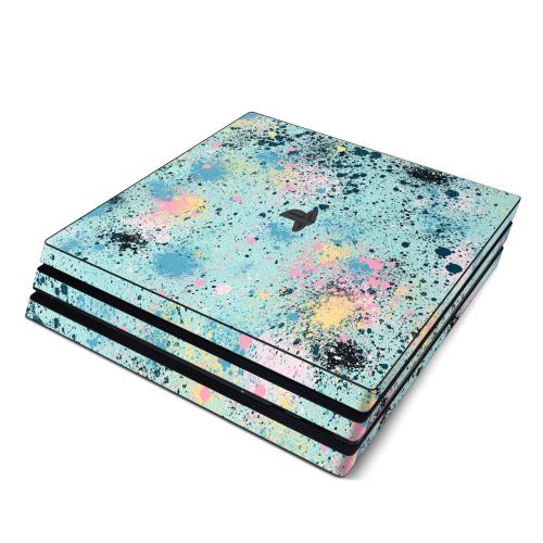 Abstract Ink Splatter PlayStation 4 Pro Skin