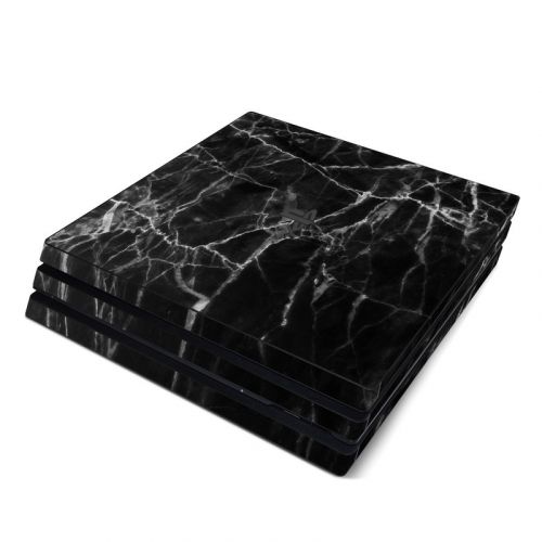 Black Marble PlayStation 4 Pro Skin