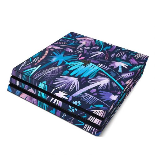 Brushstroke Palms PlayStation 4 Pro Skin