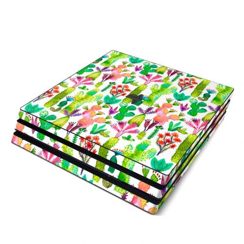 Cacti Garden PlayStation 4 Pro Skin