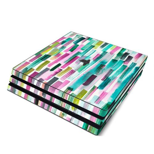 Colorful Brushstrokes PlayStation 4 Pro Skin