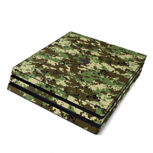 Digital Woodland Camo PlayStation 4 Pro Skin