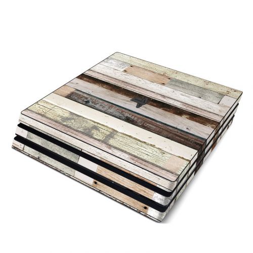 Eclectic Wood PlayStation 4 Pro Skin