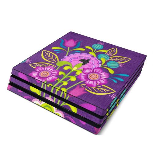 Floral Bouquet PlayStation 4 Pro Skin