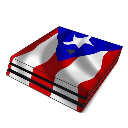 Puerto Rican Flag PlayStation 4 Pro Skin