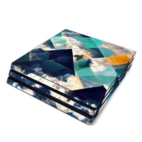 Gold Clouds PlayStation 4 Pro Skin