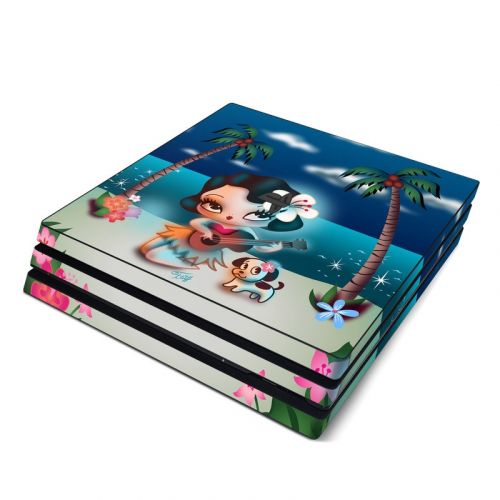 Hula Night PlayStation 4 Pro Skin