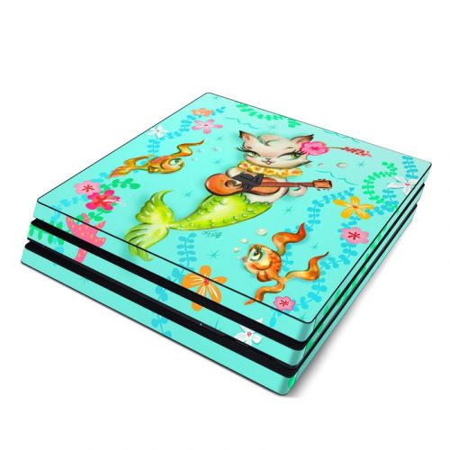 Merkitten with Ukelele PlayStation 4 Pro Skin