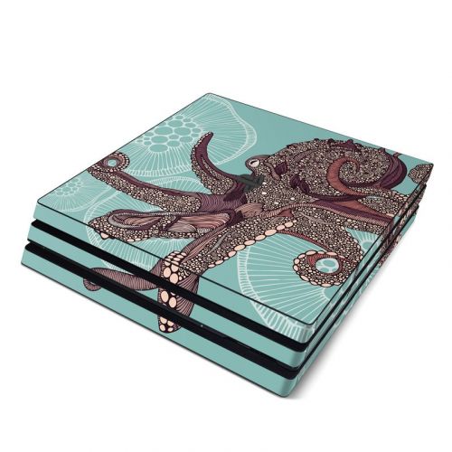Octopus Bloom PlayStation 4 Pro Skin