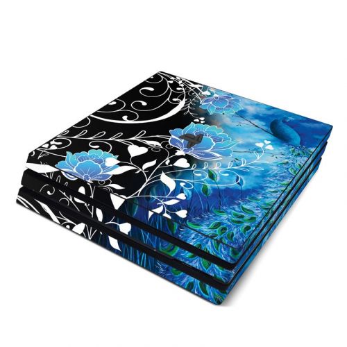 Peacock Sky PlayStation 4 Pro Skin
