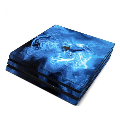 Blue Quantum Waves PlayStation 4 Pro Skin