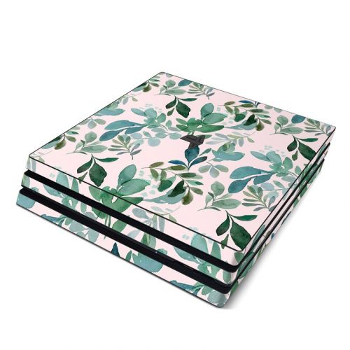 Sage Greenery PlayStation 4 Pro Skin