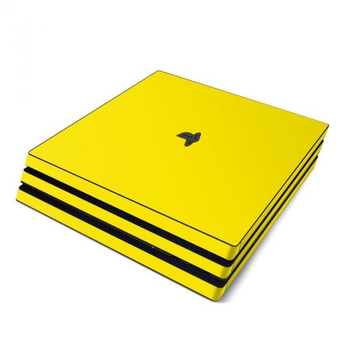 Solid State Yellow PlayStation 4 Pro Skin