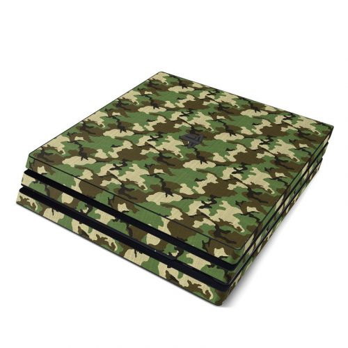 Woodland Camo PlayStation 4 Pro Skin