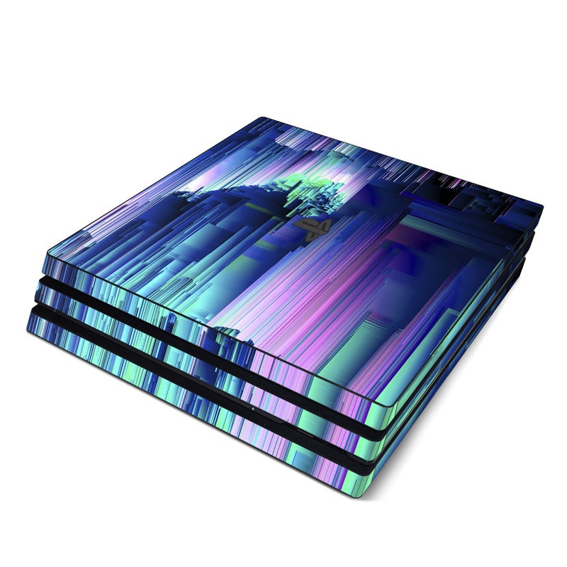 Glitch Trip PlayStation 4 Pro Skin iStyles