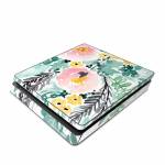 Blushed Flowers PlayStation 4 Slim Skin