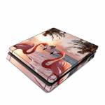 Flamingo Palm PlayStation 4 Slim Skin