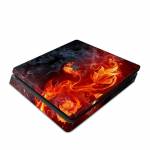 Flower Of Fire PlayStation 4 Slim Skin