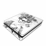 Geisha Sketch PlayStation 4 Slim Skin