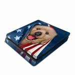 Patriotic Retriever PlayStation 4 Slim Skin