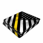 Thin Yellow Line Hero PlayStation 4 Slim Skin
