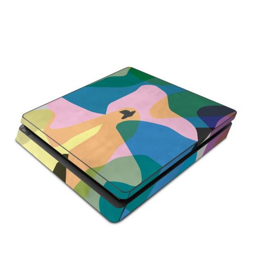 Abstract Camo PlayStation 4 Slim Skin