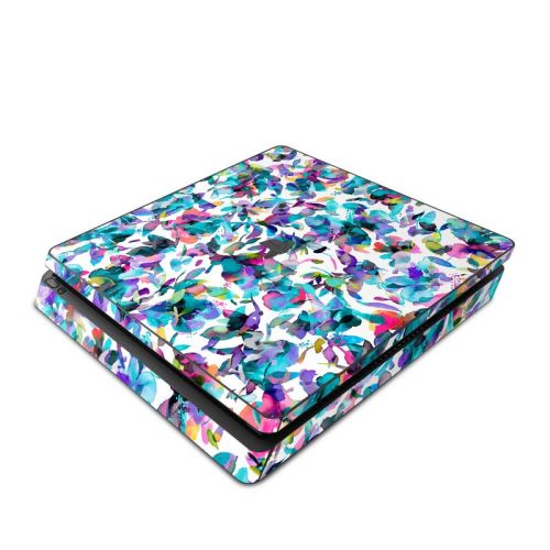 Aquatic Flowers PlayStation 4 Slim Skin