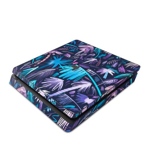 Brushstroke Palms PlayStation 4 Slim Skin