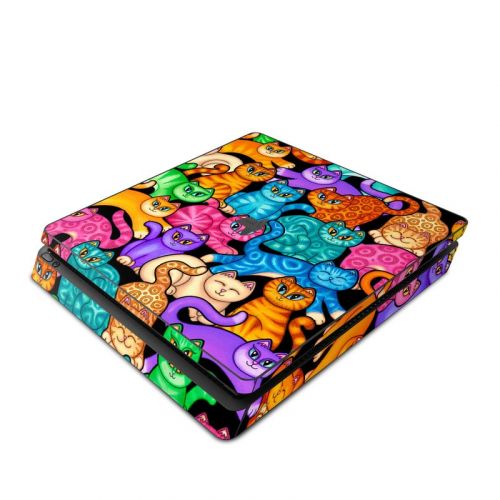 Colorful Kittens PlayStation 4 Slim Skin