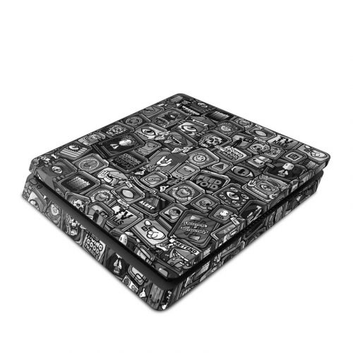 Distraction Tactic B&W PlayStation 4 Slim Skin