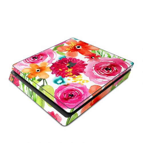 Floral Pop PlayStation 4 Slim Skin