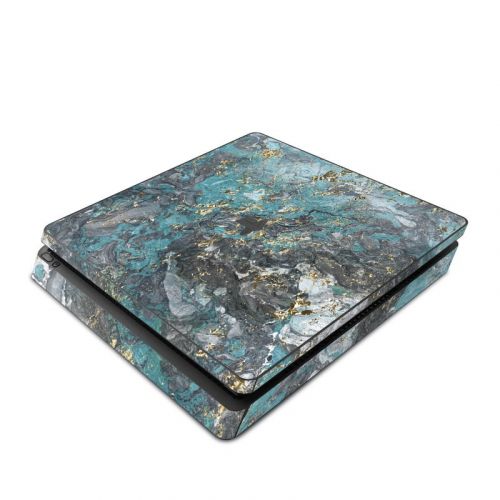 Gilded Glacier Marble PlayStation 4 Slim Skin