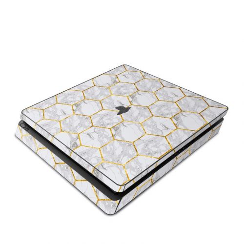 Honey Marble PlayStation 4 Slim Skin