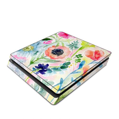 Loose Flowers PlayStation 4 Slim Skin