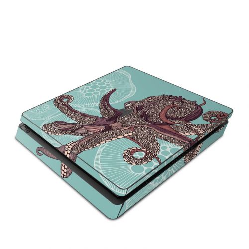 Octopus Bloom PlayStation 4 Slim Skin